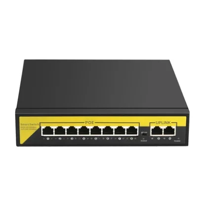 

10/100M 8 Port POE + 2 Port 100Mbs Network POE Switch For IP Camera CCTV Camera System