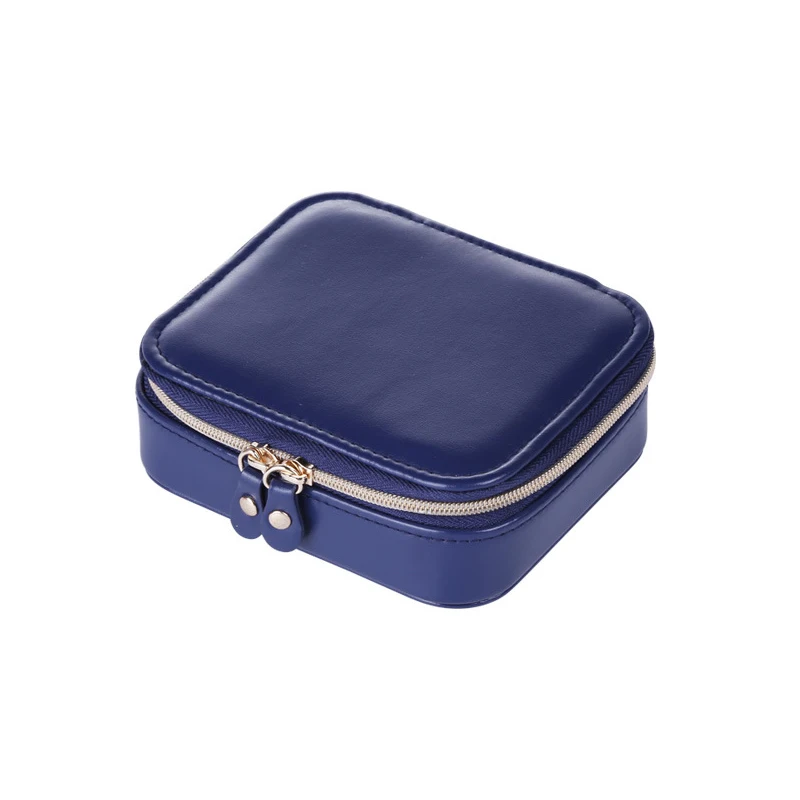 

g New Trending Leather Jewelry Travel Storage Box Mini Organizer Boxes Customized Jewelry Packaging Box