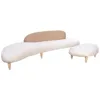 Creative Solid wood feet Sofa Hotel Club Lobby Free Form Sofa