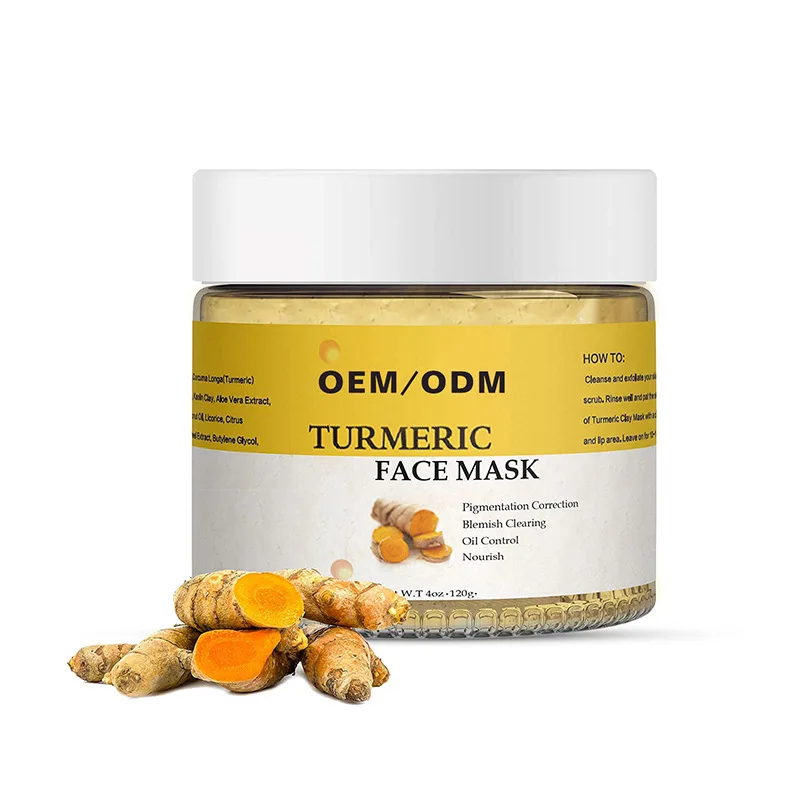 

Top Saling Bentonite Thick Vegan Mud Clay Mask Paste Set Private Label Tummer Turmeric Tumeric Mud Clay Face Mask With Brush