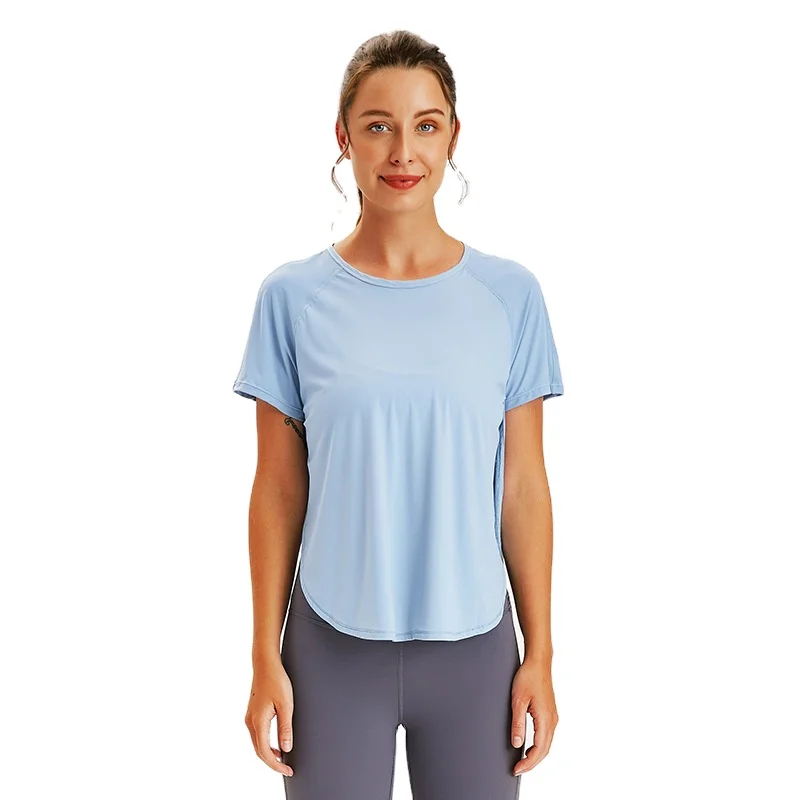 

Women's Short Sleeve Yoga T-shirt Flexible Sportswear Sport Yoga Shirts Women