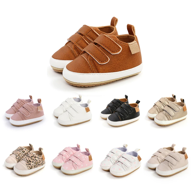 

Designer Branded Toddler Boy Girl Newborn Infant Prewalker Baby Casual Shoes 2022