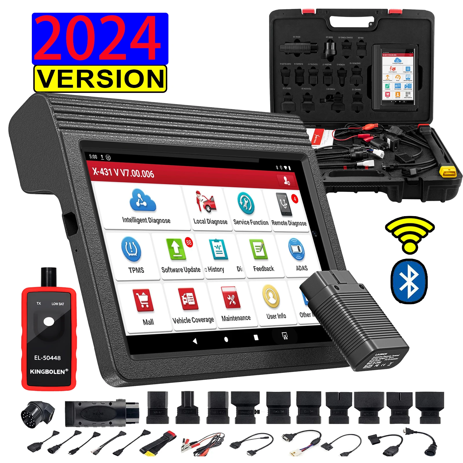 

2024 New Launch X-431 PRO V5.0 Automotive OBD OBD2 Diagnostic Machine Scanner Auto Car Diagnostic Tool For EU UK Version