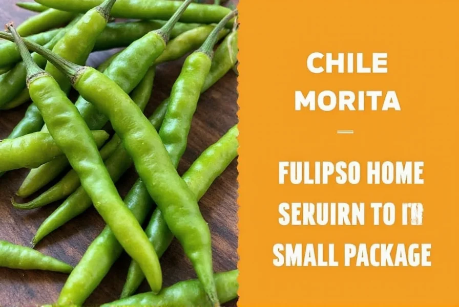 Side by side comparison of chile morita and chipotle peppers