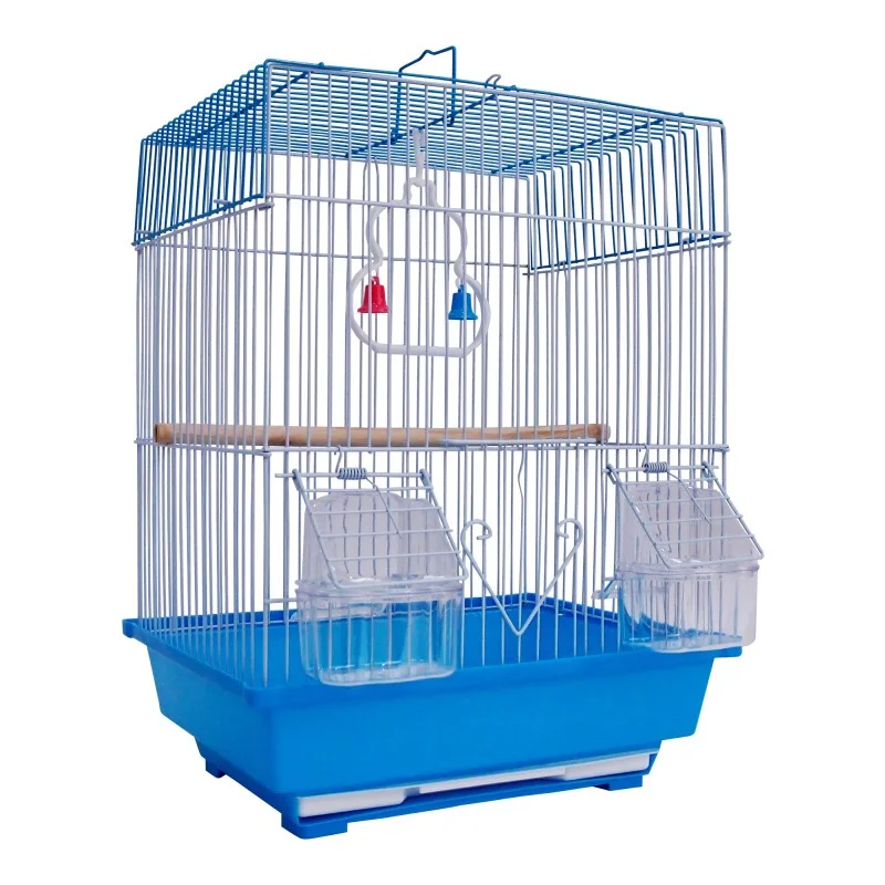 

Factory Direct Sales Good Quality Foldable Large Breeding Bird Cage, Blake/red/green