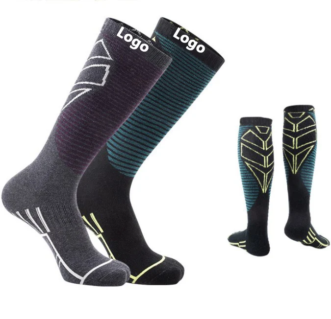 

ML-111 Men Socks Custom Design Winter Ski Socks Merino Wool Socks, Custom color