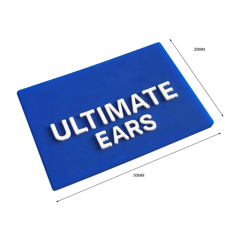 

Wholesale rubber clothing label famous brand logo, N/a