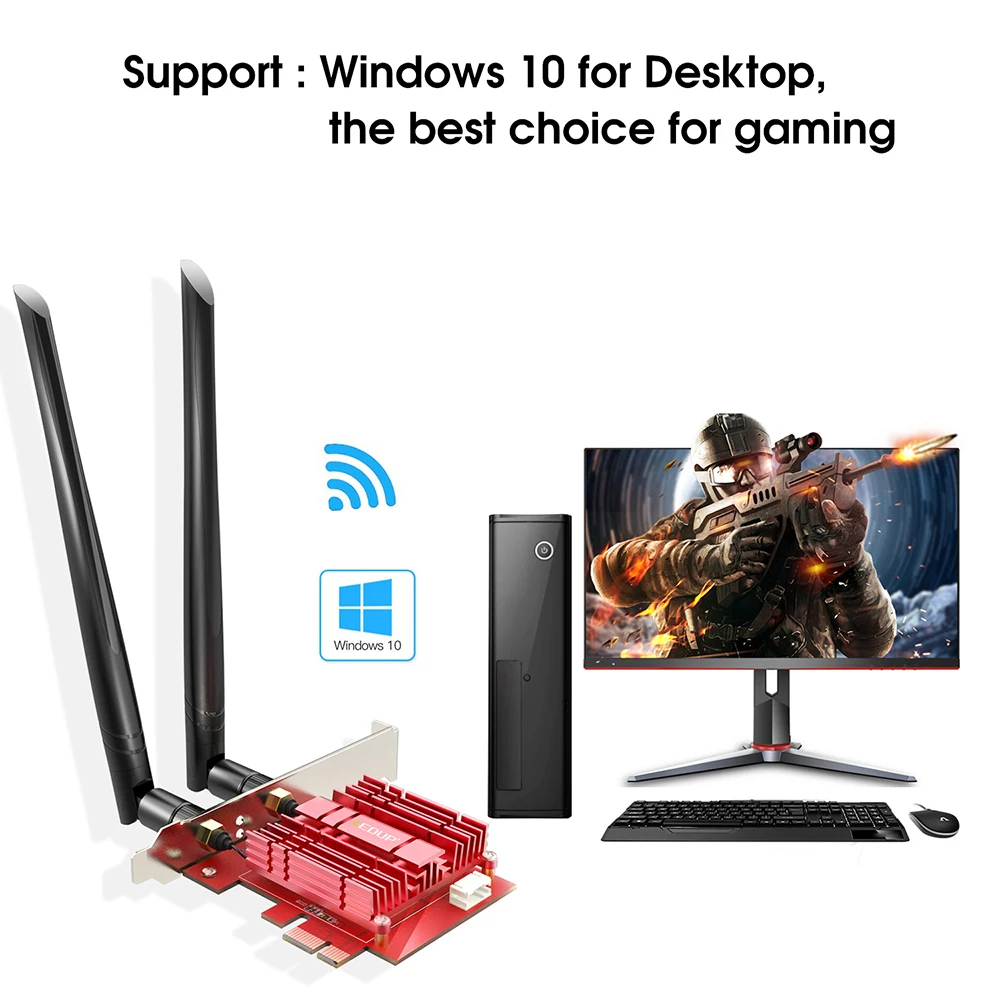 6Ghz 802.11ac 5G WiFi 6 Intel AX210 Bluetooth 5.2 3000 Mbps Wireless M.2 Intel WiFi Card Dual Band 2.4G ax AX210NGW Adattatore Wi-Fi