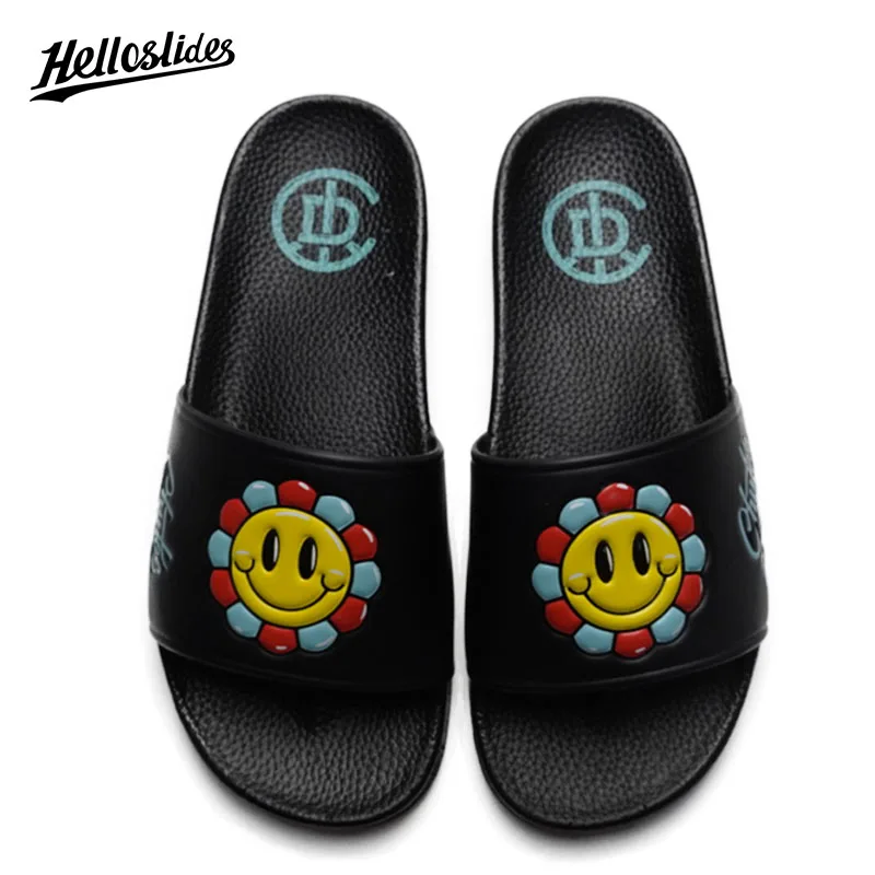 

Happyslides mens indoor slipper slides footwear custom logo sandal women fashionable designer slippers women famous brands