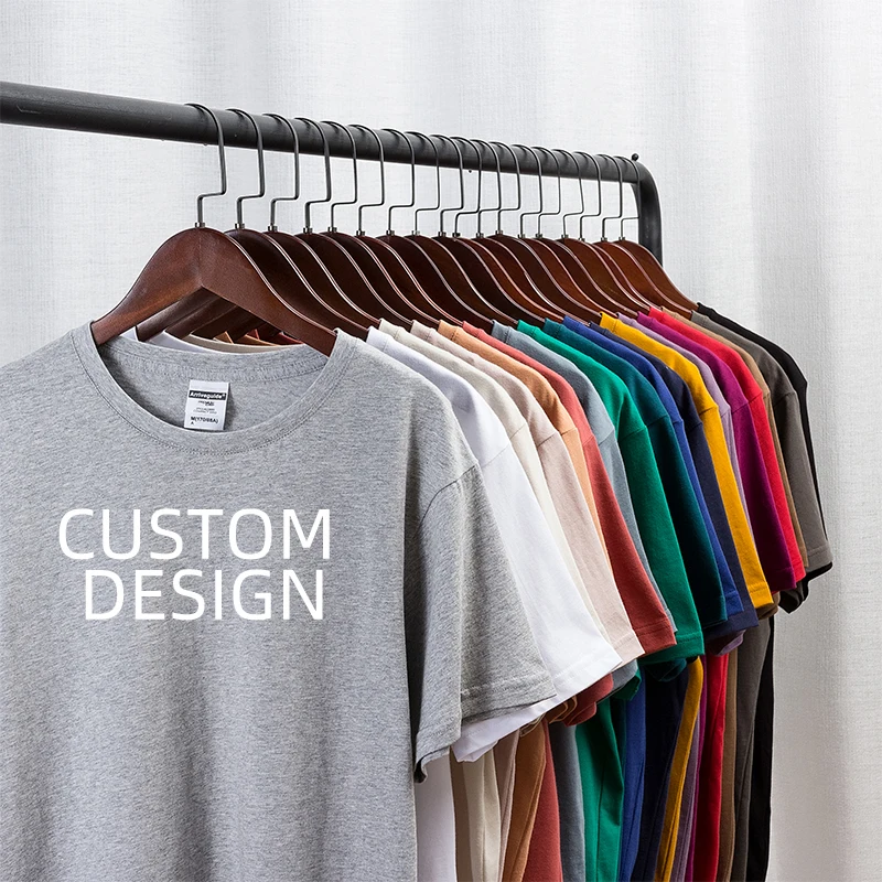 

Men's T-Shirt Custom Printing 100% Cotton Casual Custom Unbranded With Logo Customised Label Tshirts In Bulk, Customized colors
