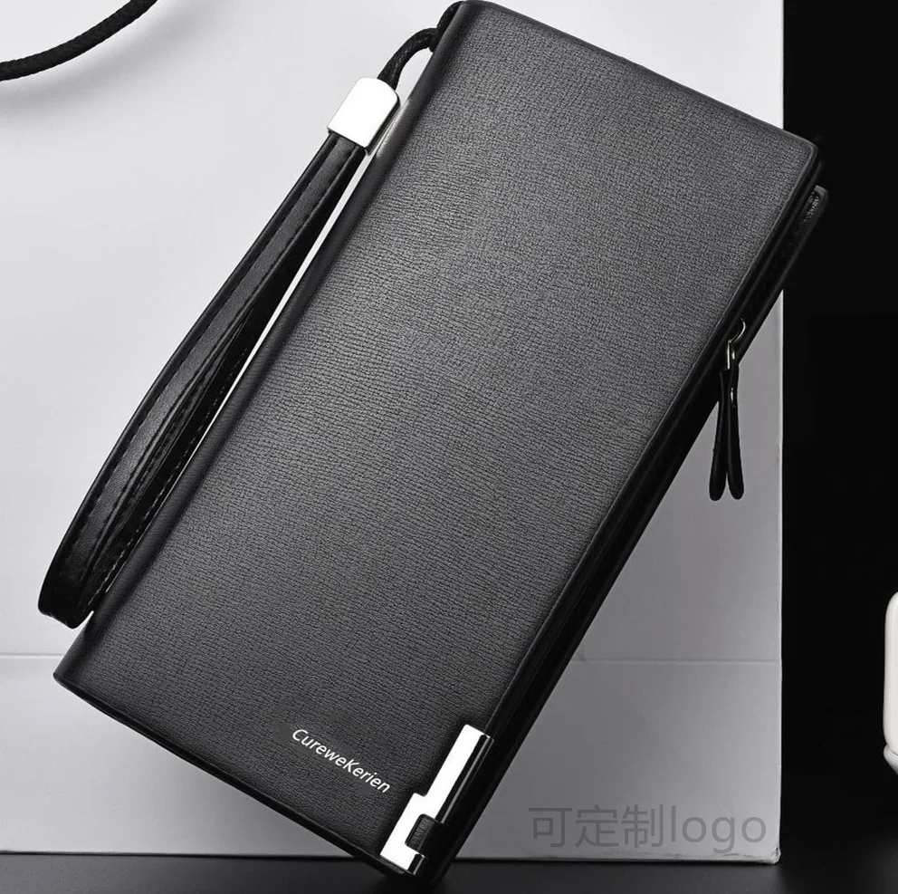 

Guangzhou Factory Directly Wholesale Men long Leather Wallet Business Men Purse Wallet For Men Dompet