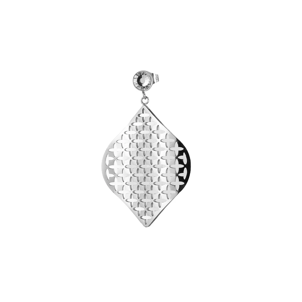 

DEXRLO fashion jewelry gold plated women stainless steel earring necklace set stainless steel earring stainless steel stud