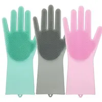 

Multifunctional Silicone Dishwashing Gloves Kitchen Cleaning Gloves Washing Dishes Magic Glove