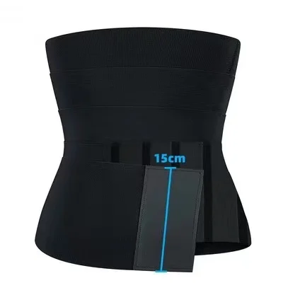 

Custom 4M Weight Lose Belt Sweat Belly Wrap Belt Adjustable Slimming Elastic Band Bandage Tummy Wrap Waist Trainers Body Shaper