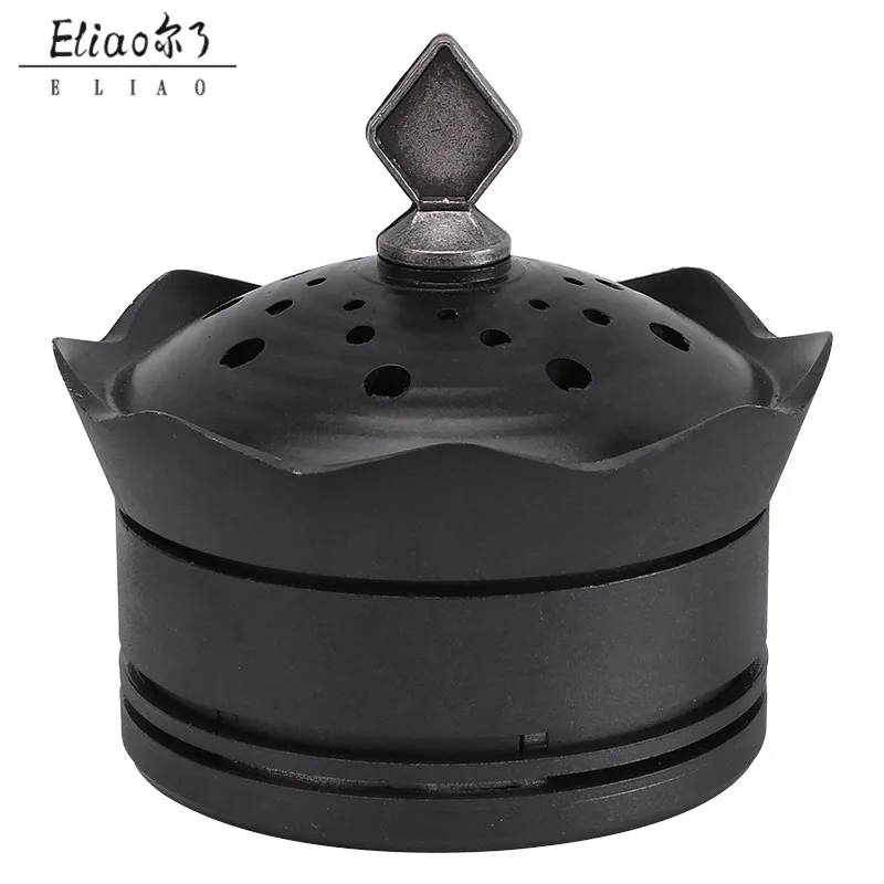 

Erliao Wholesale Hookah Bowl Novel Design Factory Direct Charcoal Holder Shisha Bowl Metal