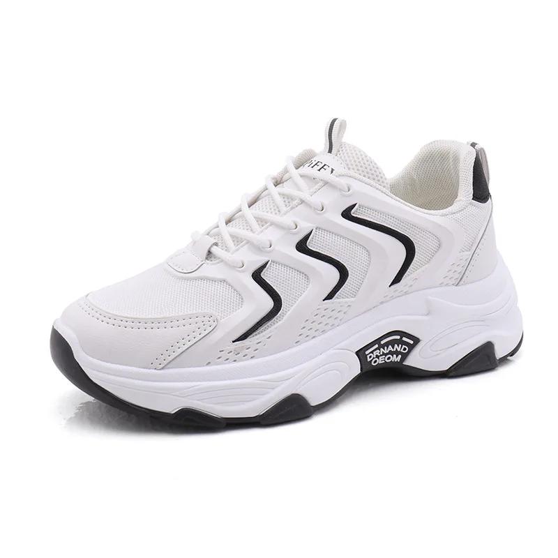 

Breathable Casual Shoes Women Lace Up Platform Shoes Fashion Sneakers