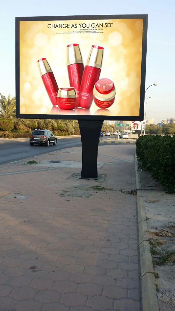 product-YEROO-2019 Advertising equipment 4X3 double sided backlit outdoor billboard-img-4
