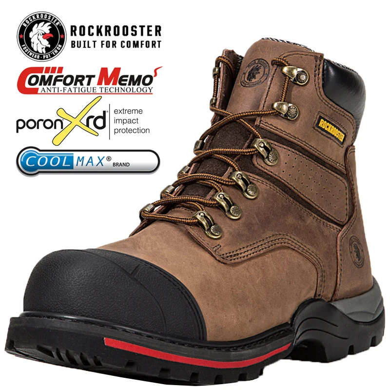 Rockrooster Goodyear Welt Boots For Men 