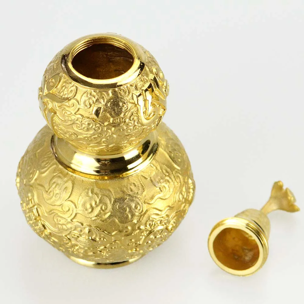 
Zhongshan Wholesale Custom Copper & Brass Religious Crafts Feng Shui Gold Gourd Buddhist Gifts Crafts 