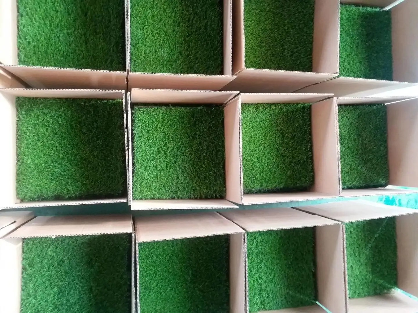 Hardened Ground Landscaping Mat Interlocking Artificial Grass Puzzle