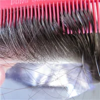 

European & American Best Selling Super Thin Skin Non Surgical Hair ReplacementMen Toupee