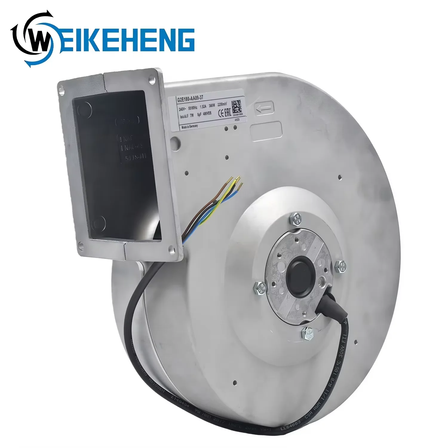 Centrifugal Blower, G2E180-AA09-37, 240V, 1.52A - detail 6