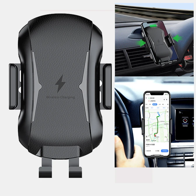 

LEMONDA C20 Wireless Car Charger Mount Auto Clamping Car Phone Holder Dashboard