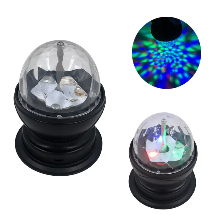 Portable Home Party Lamp Magic Ball LED DJ Night lighting RGB Mini Disco Light