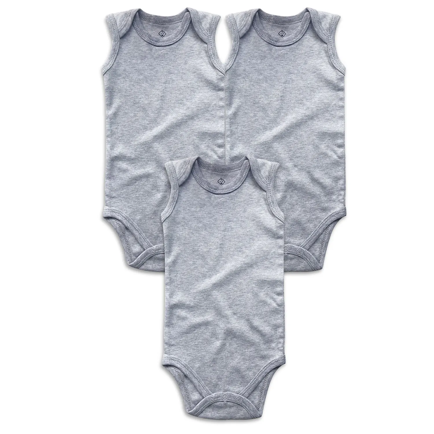 

Wholesale Cheap 3Pcs Baby Clothes Cotton Summer Baby Sleeveless Romper 100%Cotton Baby Clothes Bodysuit, Gray