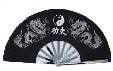 
metal tai chi kung fu hand fan 