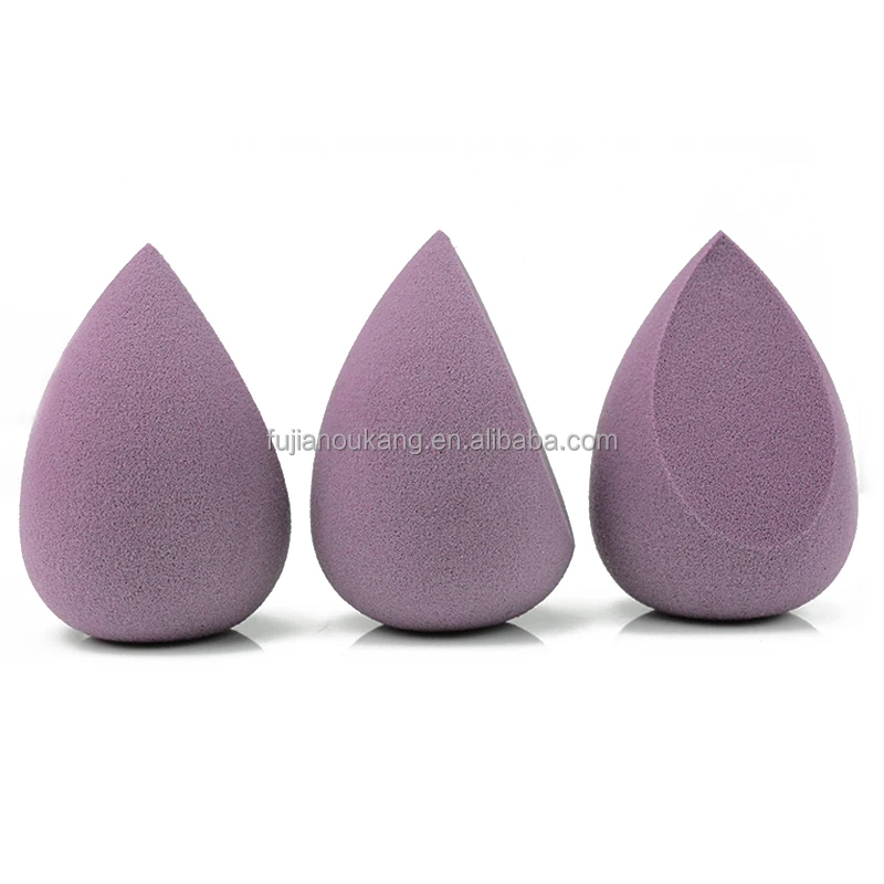 

RTS fast dispatch high quality black grey pink purple Latex Free makeup sponge make up blending sponge for foundation blender