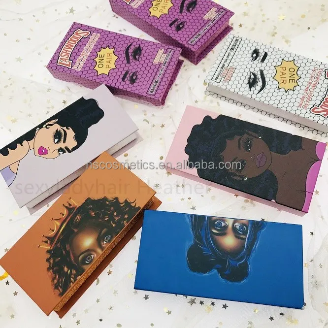 

FREE SAMPLES mink eyelash extensions eyelash vendor customized boxes, Natural color