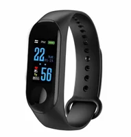 

2019 Newest M3 Smart Watch Fitness Tracker Band Support Heartrate Monitor Sleep Monitor m3