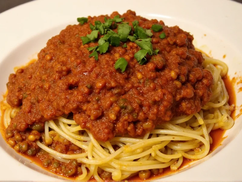 Lentil Bolognese Sauce: Perfect Meatless Recipe & Tips