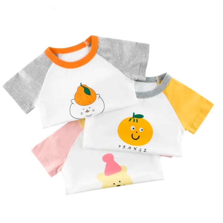 

Cute Children Clothing New Design Latest 100% Cotton Soft Girls T Shirts