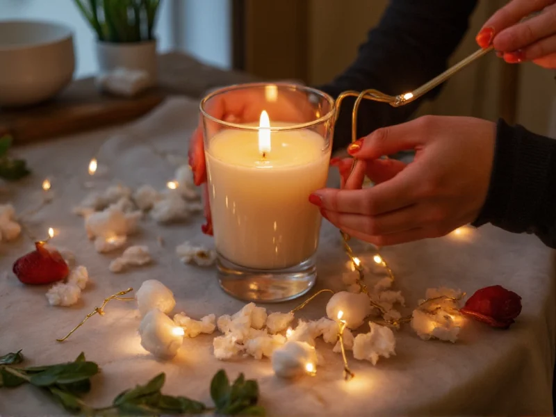 diy candle making