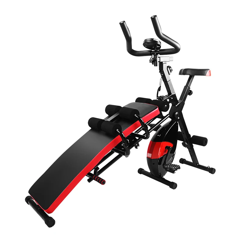 

2021 Vivanstar ST1463 Combined Fitness Gym Equipment Magnetic Control Exercise Spin Bike and Weight Bench