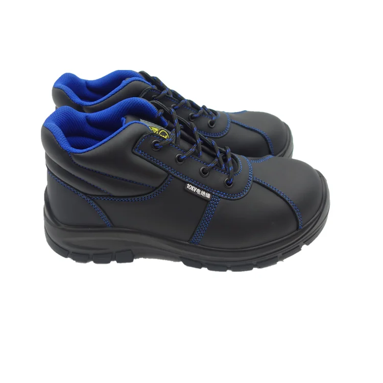 

EN Standard steel toe safety shoes for construction work wear footslip resistant, Black
