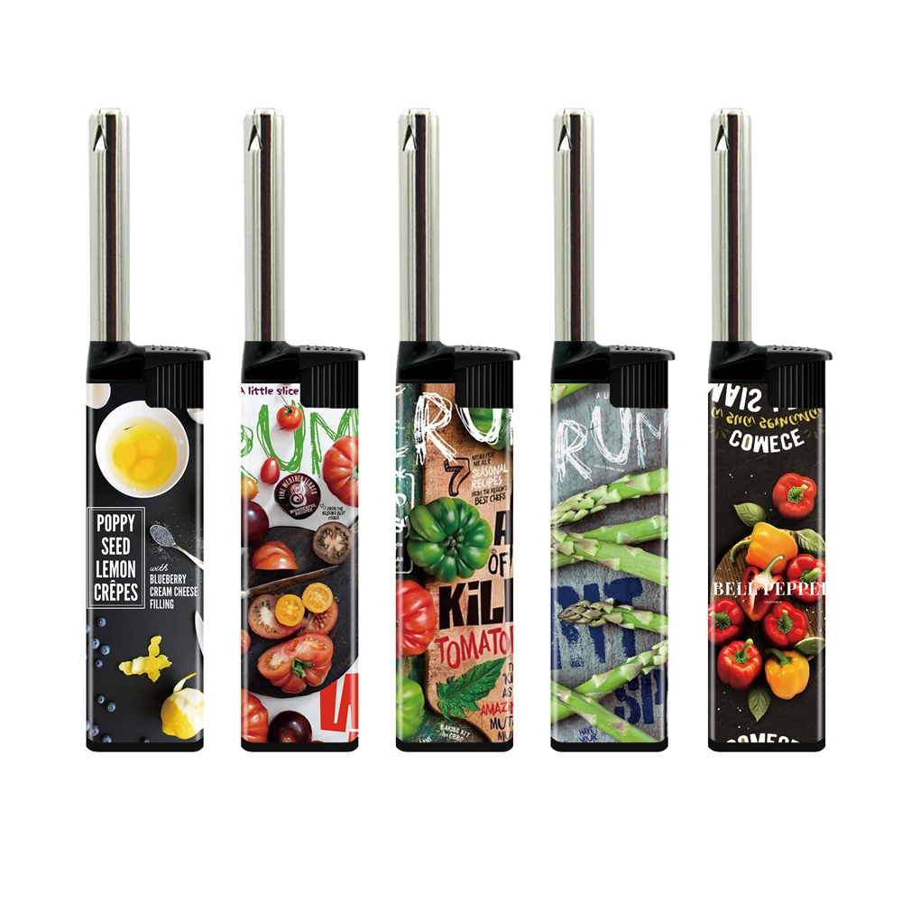 

FV71 electronic kitchen gas cigarette turbo windproof flame lighters