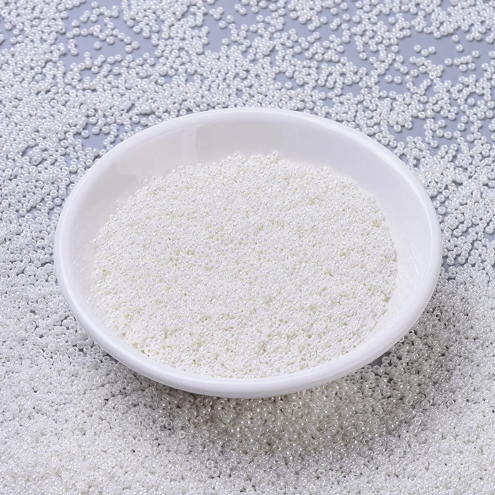 

Pandahall 1 Bottle 11/0 Ivory Pearl Ceylon Seed Beads