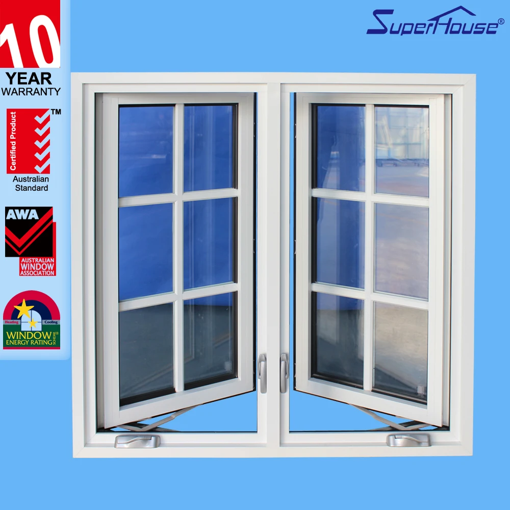 NAMI certified NFRC insulated glass vinyl casement windows