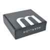 Custom printed black corrugated shipping packaging mailer box factory