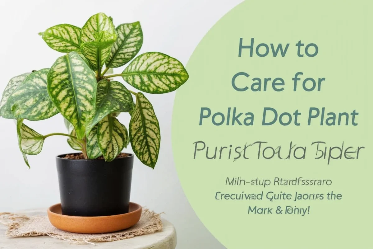 how to take care of polka dot plant