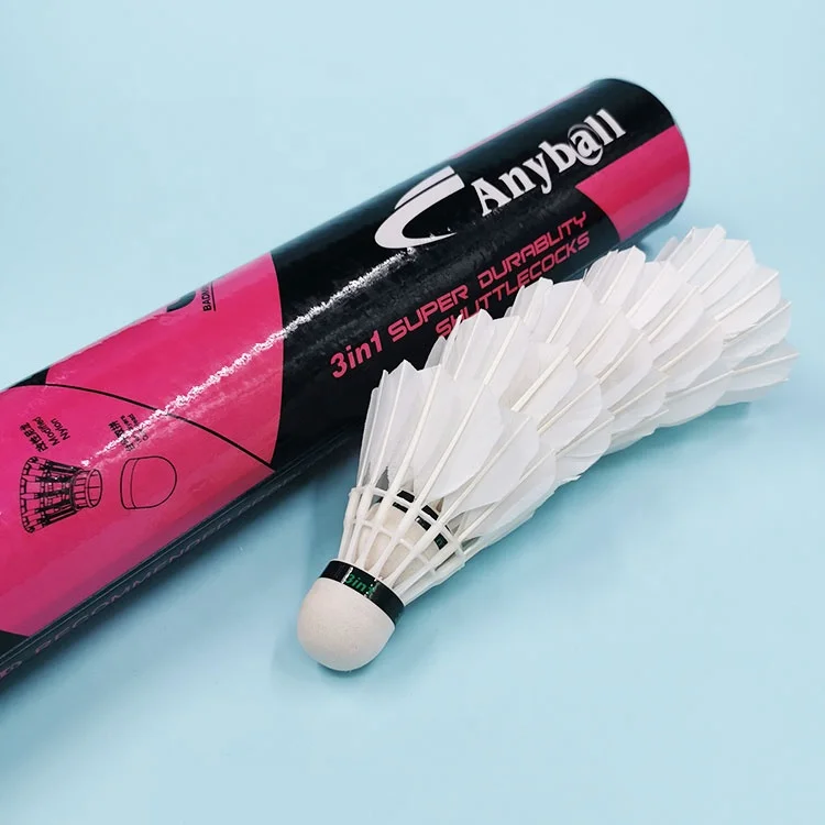 

Stable Durable Shuttles Factory Price Shuttle Birdie White Color Wholesale Feather Badminton Shuttlecocks for Sports