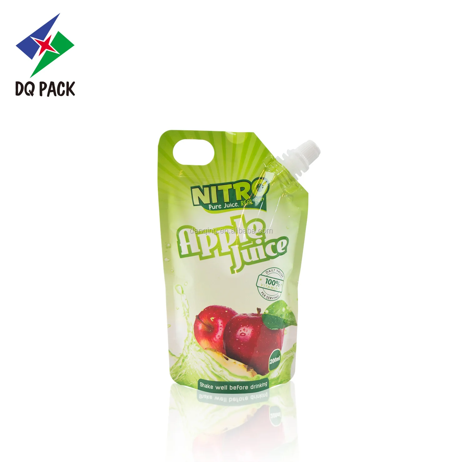DQ PACK Hot Filling Baby Food Juice Drink Pouch With Corner Spout