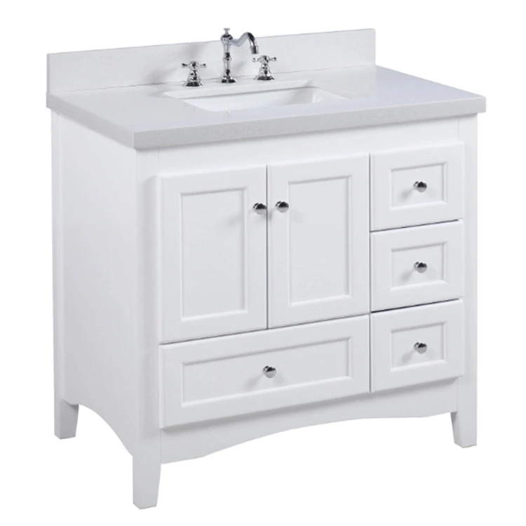 Rustic Cupboard Vanity Bathroom Wash Basin Cabinet American Style OEM ODM