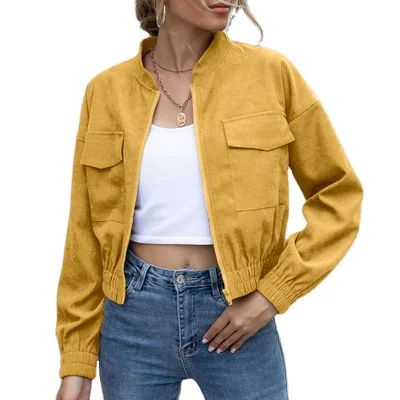 

YYF Fashionable women's autumn and winter casual jacket womens coat