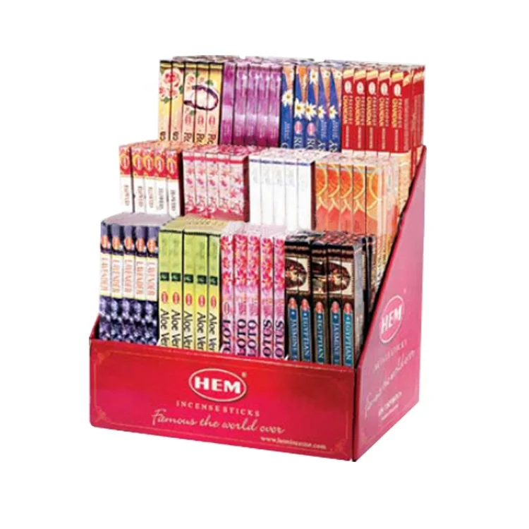 Full Colour Incense Stick Cardboard Counter Top Displays Buy Incense