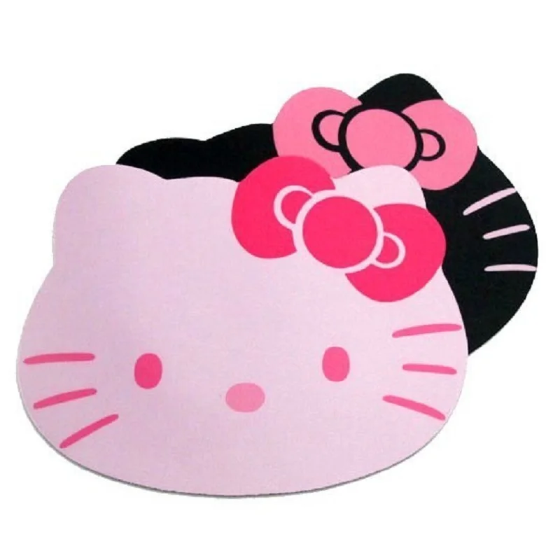 

Factory Price Hello Kitty Laptop Computer Mouse Pad Mat Pink/Black color Mouse pad mat for PC