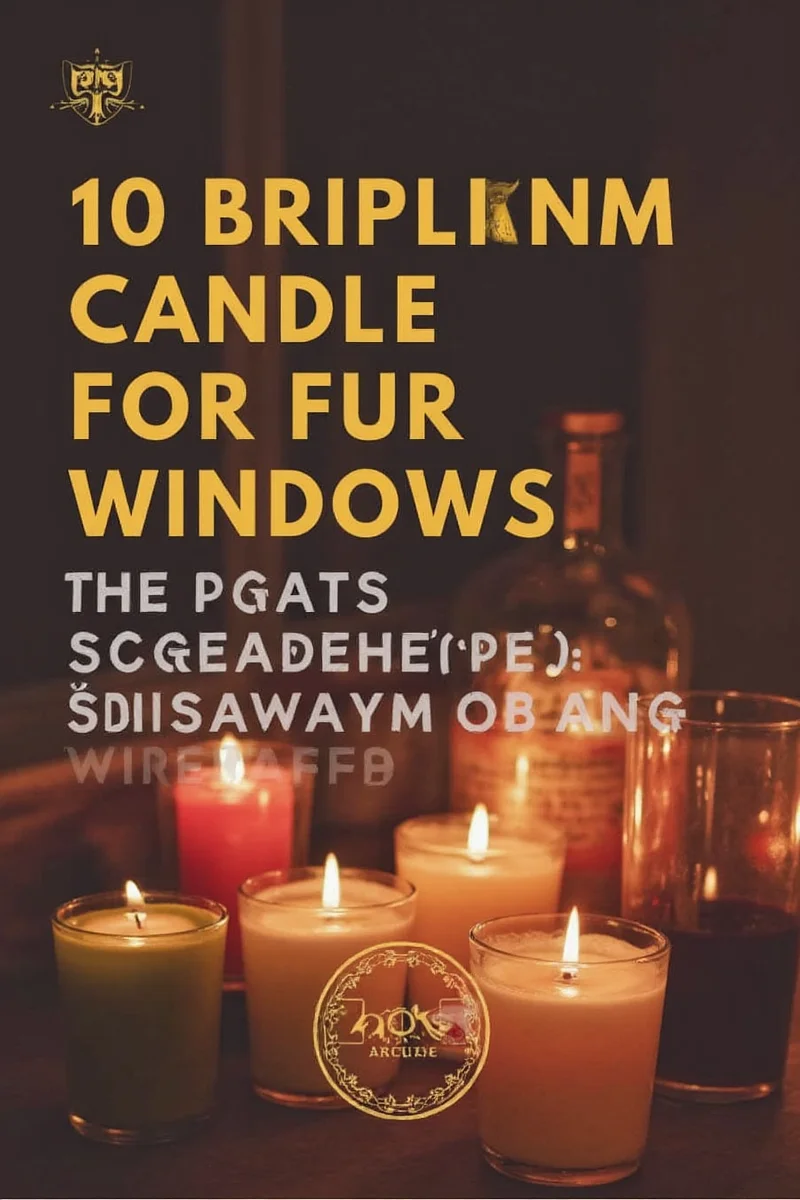 Top 10 window candle styles displayed together